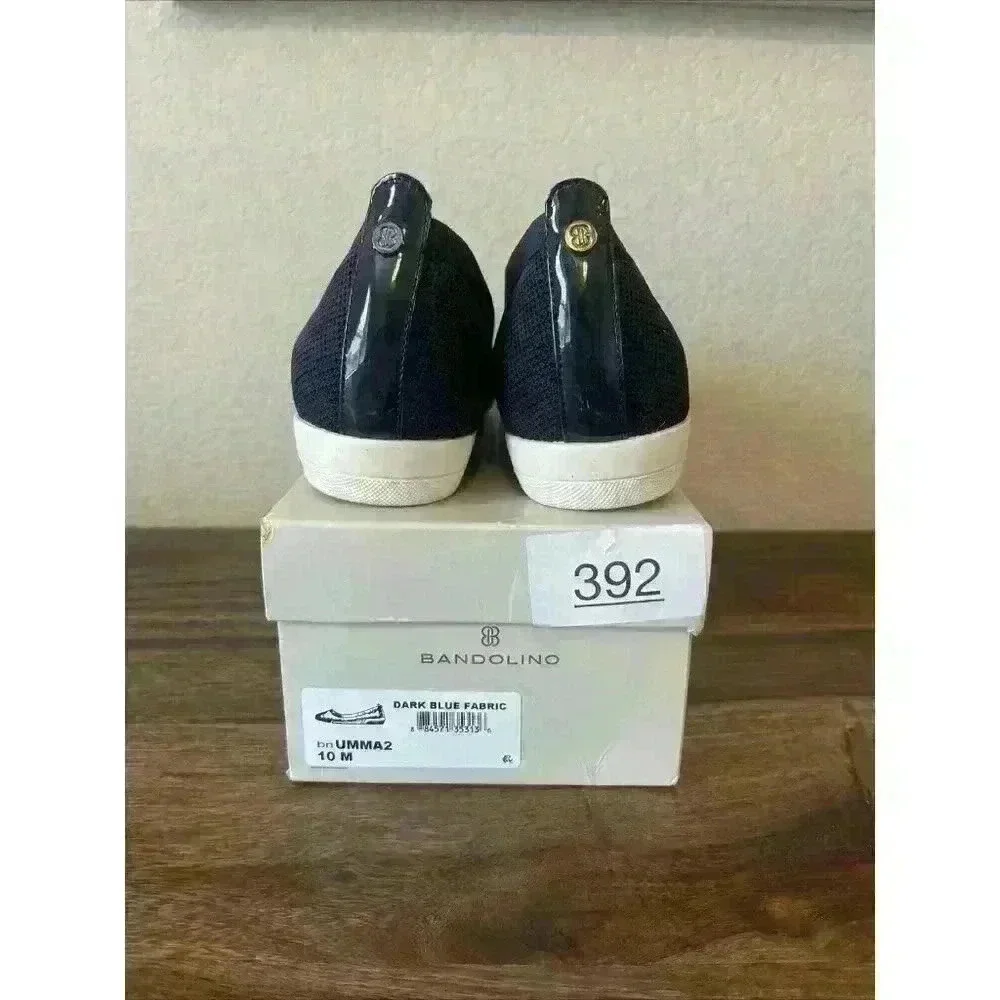 NEW IN BOX Bandolino Umma 2 Navy Blue Flats size 10 MSRP$80